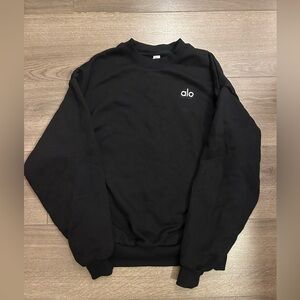 Alo Yoga Crewneck Sweatshirt Black XXS